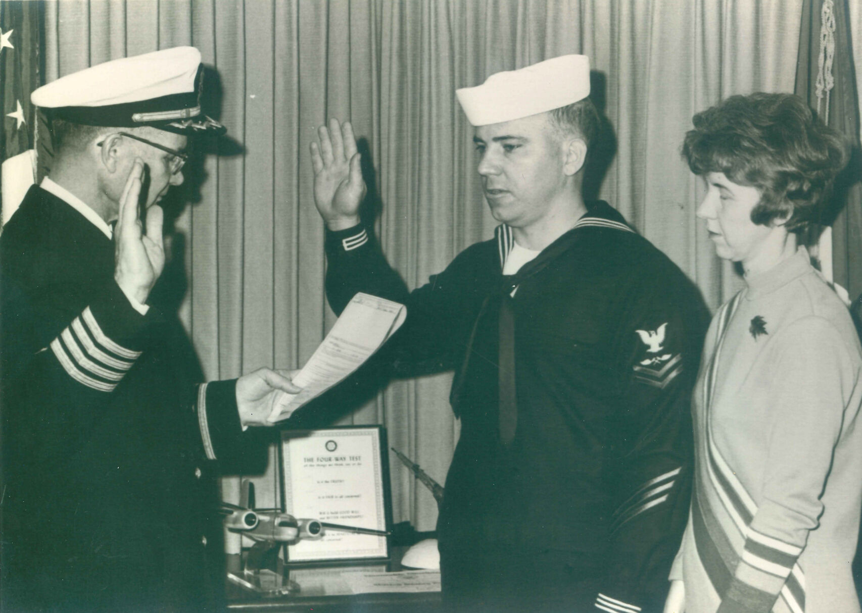 4 robert macy navy enistment photo with wife margie on right.jpg